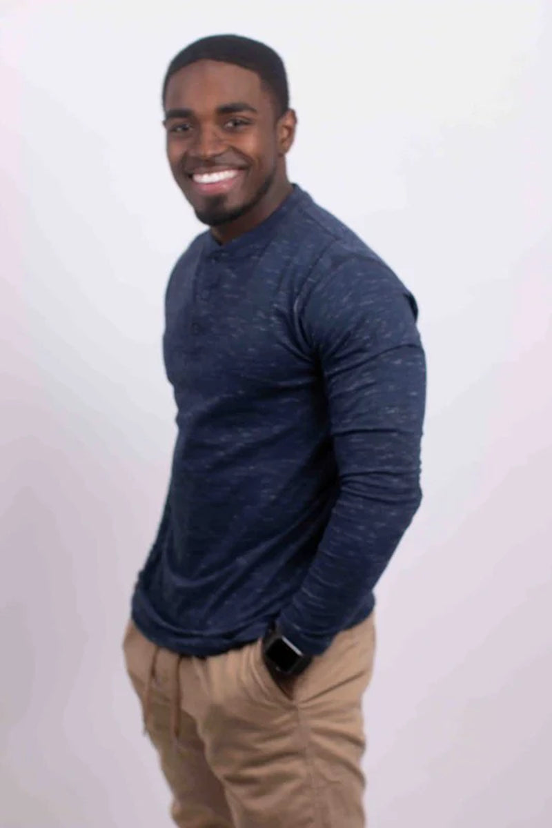 Long Sleeves Henley T-Shirt