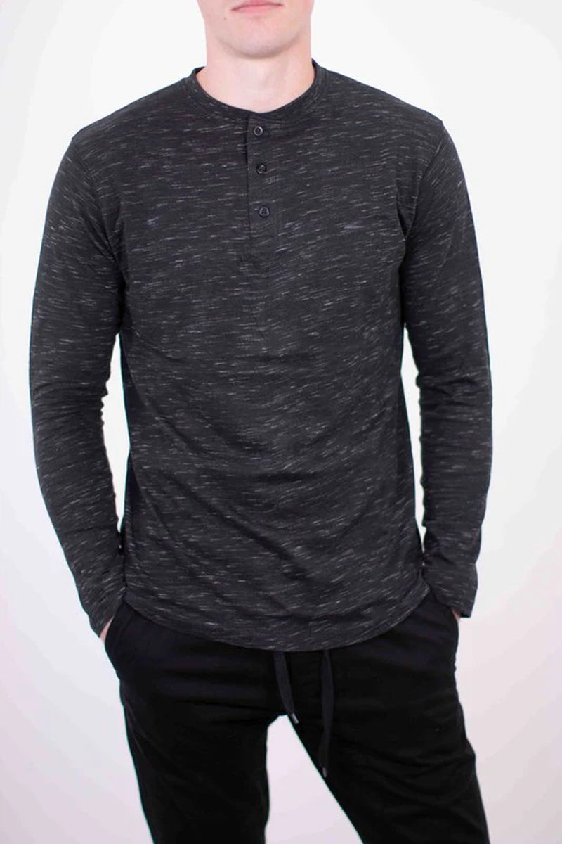 Long Sleeves Henley T-Shirt